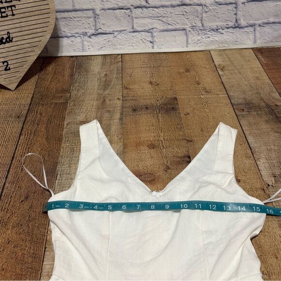 Mi Ami Francesca’s Carolina Linen Romper Sz Medium NWT - Picture 8 of 14